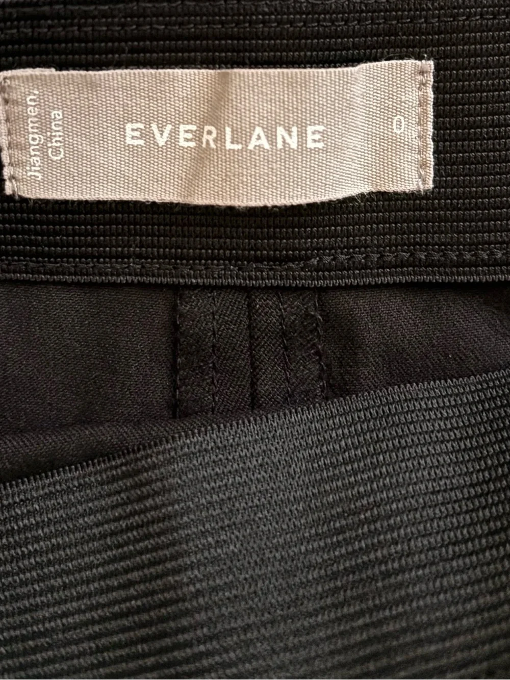 Everlane Black Pencil Skirt
